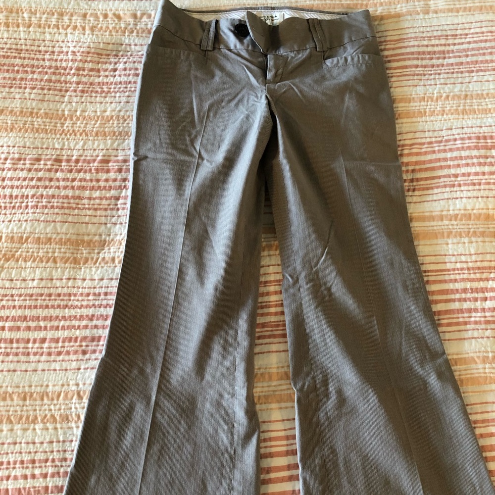 Ladies pinstriped slacks